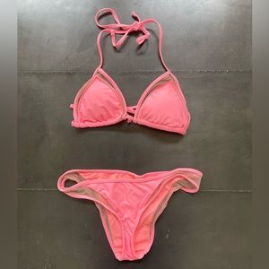 Forever 21 Mesh Detail Bikini